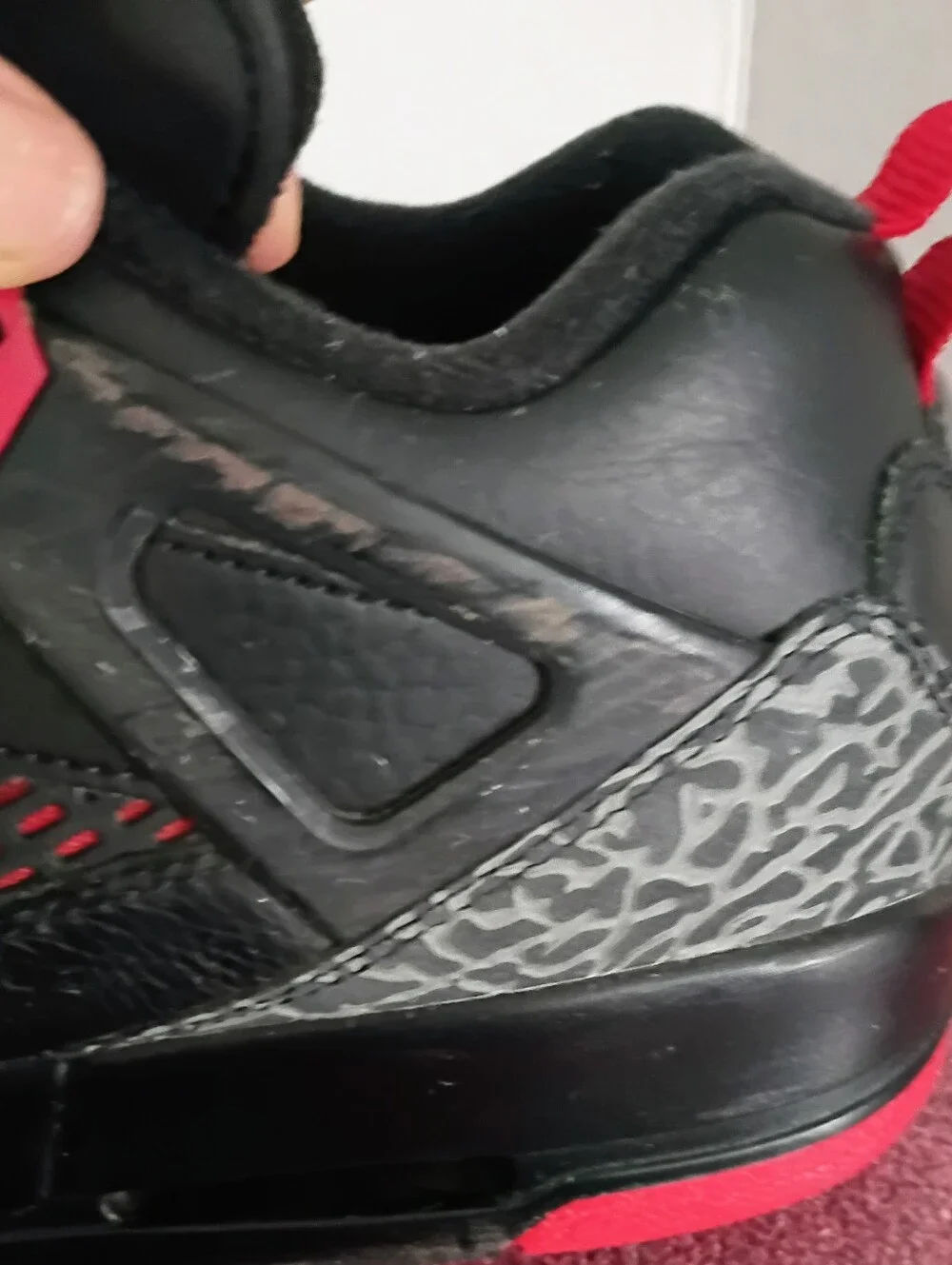 Jordan Spizike Low Bred Man's Retro Sneakers 11.5
